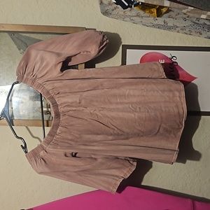 Off Shoulder Belle sleeve crop